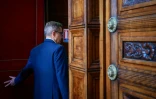 L'ancien maire de Saint-Étienne Gaël Perdriau arrive à la cour d'appel de Lyon pour la décision dans l'affaire de la sextape, le 10 septembre 2026