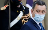 Le ministre de l'Intérieur Gérald Darmanin à la sortie de l'Elysée, le 6 janvier 2021 à Paris