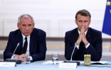 Le Premier ministre François Bayrou et le président Emmanuel Macron, le 12 juillet 2025 à l'Elysée, à Paris
