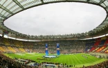 Vue générale du Stade de France avant le début de la finale de la Ligue des Champions entre Barcelone et Arsenal, le 17 mai 2006 à Saint-Denis