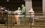 Des policiers belges après que deux personnes ont été tuées lors d'une fusillade à Bruxelles, le 16 octobre 2023