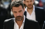 Jérôme Kerviel quitte le tribunal de Versailles à l'issue de son procès en appel, le 23 septembre 2016