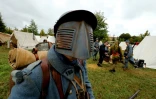 Des passionnés font revivre les affres de Verdun, symbole de la Grande Guerre, le 24 août 2018 à Verdun (Meuse)