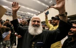 Des partisans de l'influent leader politique chiite Moqtada Sadr dans le parlement irakien, le 31 juillet 2022 à Bagdad
