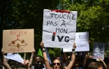 Manifestation à Paris pour défendre le droit à l'avortement, à Paris le 2 juillet 2022