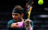 Rafael Nadal contre Alexander Zverev en demi-finale du Masters 1000 de Paris, le 7 novembre 2020    