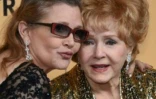 Debbie Reynolds et sa fille Carrie Fisher le 24 janvier 2015 à Los Angeles