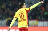 Florian Thauvin lors de la victoire du RC Lens contre Angers au stade Bollaert en Ligue 1 le 20 mars 2026