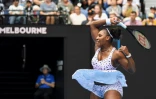 L'Américane Serena Williams face à la Russe Anastasia Potapova au 1er tour de l'Open d'Australie, le 20 janvier 2020 à Melbourne