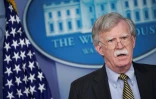 John Bolton, conseiller à la sécurité nationale, lors d'un point de presse à la Maison Blanche, le 3 octobre 2018 à Washington
