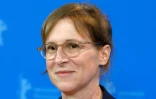 La réalisatrice américaine Kelly Reichardt le 22 février 2020 à la Berlinale, à Berlin  