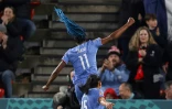 L'attaquante française Kadidiatou Diani lors du huitième de finale du Mondial contre le Maroc le 8 août dernier à Adelaide