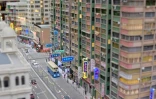 Reproduction d'une scène du vieil Hong Kong, photo prise le 23 juin 2021 au studio de TOMA Miniatures