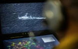 Une corvette russe de la classe Parchim repérée par l'Atlantique 2 en mission au-dessus de la mer Baltique le 16 juin 2022