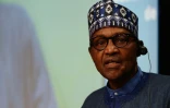 Le président nigérian Muhammadu Buhari lors d'un sommet à Bruxelles, le 18 février 2022