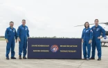 Akihiko Hoshide, Shane Kimbrough, Megan McArthur et Thomas Pesquet. Image diffusée par la Nasa