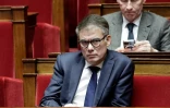 Le député et premier secrétaire du Parti socialiste Olivier Faure à l'Assemblée nationale, le 29 janvier 2025 à Paris