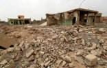 Des maisons détruites à Habach, le 25 avril 2022 dans le nord de l'Irak