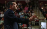 Le sénateur républicain Ted Cruz à la Convention républicaine à Cleveland le 20 juillet 2016