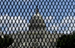Le Capitole à Washington, le 9 juillet 2021, protégé par une barrière de métal