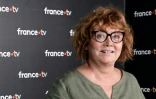 L'éditorialiste politique Nathalie Saint-Cricq pose avant une conférence de presse pour présenter la nouvelle saison du groupe audiovisuel France Télévisions, à Paris, le 4 septembre 2024