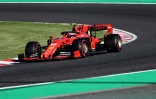 Le Monégasque Charles Leclerc (Ferrari) lors du GP du Japon, à Suzuka, le 13 octobre 2019 