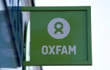 Une enseigne Oxfam dans un magasin solidaire de l'ONG dans le sud de Londres le 17 février 2108. 7.000 donateurs réguliers ont interrompu leurs versements à l'ONG en raison du scandale qui la frappe.