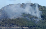 Incendie près de la commune espagnole de Portbou, à proximité de la frontière avec la France, le 5 août 2023