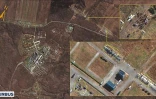 Image satellite d'Airbus Defence and Space diffusée le 18 octobre 2024 par le renseignement sud-coréen, montrant selon lui la base militaire russe de Khabarovsk où sont stationnés des soldats nord-coréens