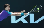 L'Espagnol Carlos Alcaraz lors de l'Open d'Australie, à Melbourne, le 9 février 2021