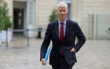 Le ministre des Relations avec le Parlement Franck Riester à son arrivée à Matignon, à Paris, le 12 septembre 2023