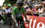 Le Slovaque Peter Sagan à l'arrivée de la 19e étape du Tour de France, le 27 juillet 2018 à Laruns
