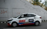 Un taxi électrique, le 29 avril 2026 à Katmandou 