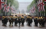 La parade d'anniversaire du roi Charles III Ă Londres, le 15 juin 2024