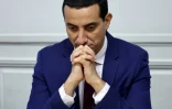 Ali Rabeh, le maire de Trappes, lors d'une conférence de presse à l'Assemblée nationale, à Paris, le 27 octobre 2026