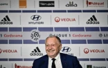 Le président de l'Olympique lyonnais, Jean-Michel Aulas, en conférence de presse à Décines-Charpieu, le 10 juin 2020