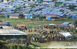 Le camp de réfugiés de Jamtoli dans le district de Ukhia, près de Cox's Bazar, au Bangladesh. Le 22 août 2018