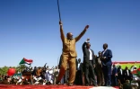 Le président soudanais Omar el-Béchir lors d'un rassemblement de ses partisans, le 9 janvier 2019 à Khartoum