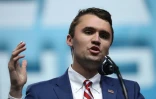 Charlie Kirk, fondateur de l'organisation conservatrice Turning Point USA, le 4 mai 2018 Ă Dallas (Etats-Unis)