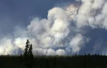 Les incendies persistent près de Fort McMurray (province de l'Alberta), le 5 mai 2016