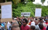 La marche contre la violence et l'insécurité à Mayotte le 19 avril 2016 à Mamoutzou 