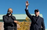L'ex-président américain Barack Obama et Joe Biden lors de sa campagne présidentielle à Flint, dans le Michigan, le 31 octobre 2020