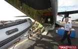 Un Transall de l'armée de l'air ,transportant des secours humains et matériels, a quitté La Réunion
