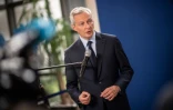Le ministre de l'Economie Bruno Le Maire fait une déclaration à l'issue d'une réunion avec les syndicats d'Ascoval, en mai 2019 à Paris