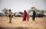 Des réfugiées dans le camp de Goudebo, dans le nord du Burkina Faso, le 20 juin 2021