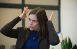 La cheffe du mouvement Gauche-Verts Katrin Jakobsdottir à Reykjavik, en Islande, le 24 octobre 2016