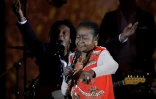 Calypso Rose aux Victoires de la musique à Paris en février 2017