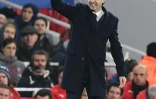 Le coach du PSG Unai Emery lors du choc contre Arsenal à l'Emirates Stadium, le 23 novembre 2016