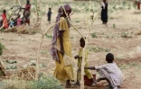 Déplacés soudanais près de Tawila, au Darfour-Nord, le 11 février 2025