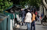 Près de 1.000 boîtes de bouquinistes s'étalent sur environ quatre kilomètres de quais, dont les deux tiers sur la rive gauche, au soleil. Des boîtes toutes de la même couleur "vert wagon"